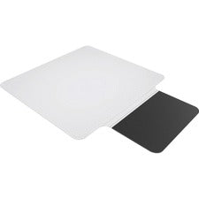 Sit Or Stand Mat For Carpet Or Hard Floors, 36 X 53 With Lip, Clear/black