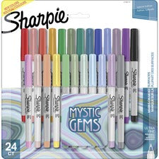 Mystic Gems Markers, Ultra-fine Needle Tip, Assorted, 24/pack