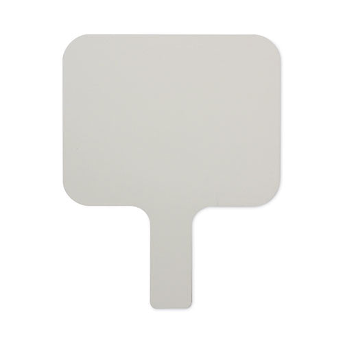 Dry Erase Paddle, 9.75 X 8, White Surface, 12/pack