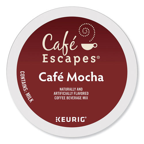 Cafe Escapes Mocha K-cups, 24/box