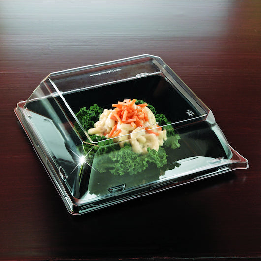 Squares 8" Salad Plate Pet Lid 120/Case