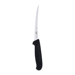 Boning Curved Semi-Stiff Knife Black Handle 1/ea.