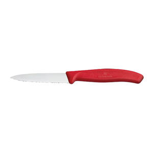 Paring Wavy Knife Red Handle 1/ea.