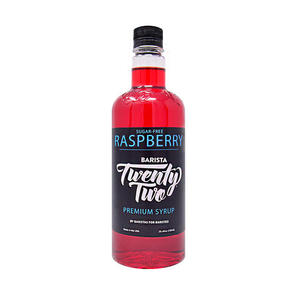 Barista 22 Raspberry Syrup Sugar Free 750 ml. 12/ct.