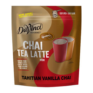 DaVinci Gourmet Tahitian Vanilla Chai Latte Mix 3 lb. 5/ct.