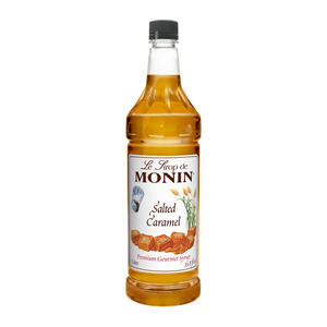 Monin Salted Caramel PET Syrup 1 ltr. 4/ct.