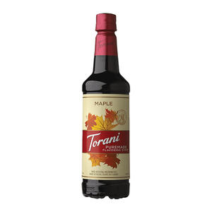 Torani Puremade Maple PET Syrup 750 ml. 4/ct.