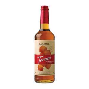 Torani Puremade Caramel Syrup 750 ml. 4/ct.