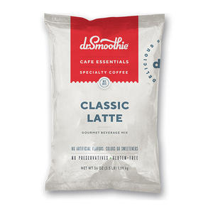 Dr. Smoothie Cafe Essentials Gourmet Beverage Mix Classic Latte 3.5 lb. 5/ct.