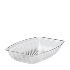 Camwear Bowl Ribbed Rectangular Clear 14" x 19" 1/ea.