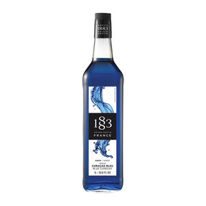 1883 Blue Curacao Syrup 1 ltr. 6/ct.