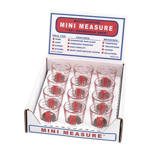 Mini Measuring Glass Display Set of 12 1/ea.
