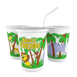 Jungle Friends Theme Cup 12 oz 250/ct.