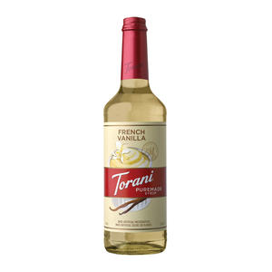 Torani Puremade French Vanilla Syrup 750 ml. 4/ct.