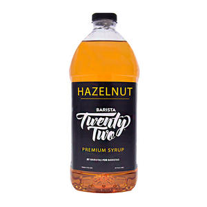 Barista 22 Hazelnut Syrup 64 oz. 6/ct.