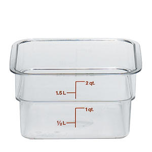 CamSquare Container Clear 2 qt 1/ea.