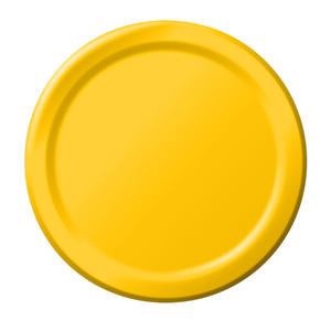 Paper Plate School Bus Yellow 10/24/ct.