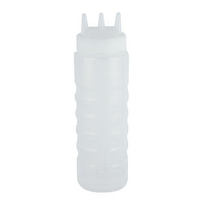 Traex Tri Tip Wide Mouth Squeeze Bottle 24 oz 1 dz./Case
