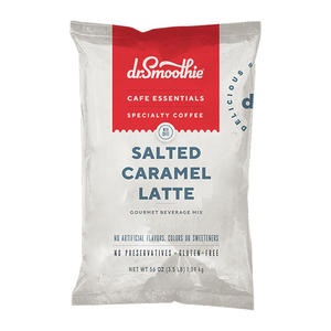 Dr. Smoothie Cafe Essentials Gourmet Beverage Mix Salted Caramel Latte 3.5 lb. 5/ct.
