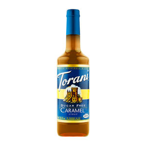 Torani Caramel Syrup Sugar Free 750 ml. 12/ct.