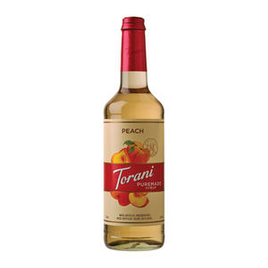 Torani Puremade Peach Syrup 750 ml. 4/ct.