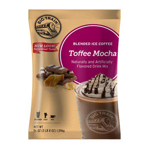 Big Train Toffee Mocha Blended Ice Coffee Mix 3.5 lb. 5/ct.