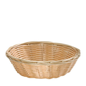 Handwoven Basket Round Natural 8 1/2" 1 dz./Case