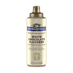 Ghirardelli White Chocolate Sauce Squeeze Bottle 16 oz. 12/ct.