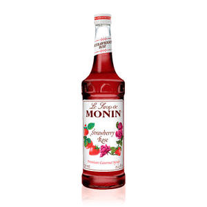 Monin Strawberry Rose Syrup 750 ml. 12/ct.