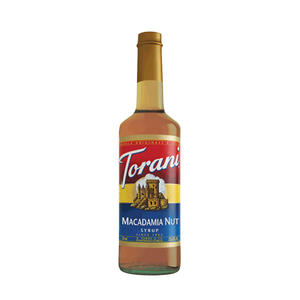 Torani Macadamia Nut Syrup 750 ml. 12/ct.