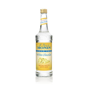 Monin White Chocolate Syrup Sugar Free 750 ml. 12/ct.