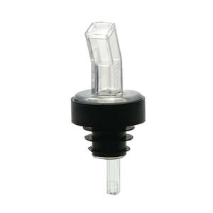 Ban-M Screened Pourer Clear with Black Collar 1 dz./Case