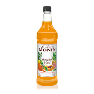 Monin Hawaiian Island PET Syrup 1 ltr. 4/ct.