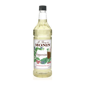 Monin Peppermint PET Syrup 1 ltr. 4/ct.