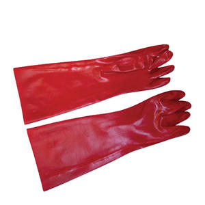 Dishwashing Gloves Red 18" 1/pair