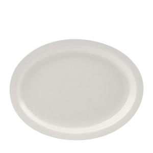 Porcelana Platter Bright White 13 1/8" 1 dz./Case