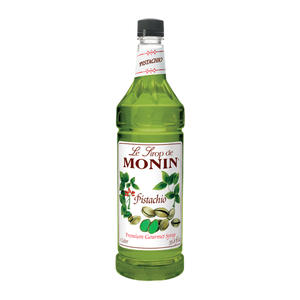Monin Pistachio PET Syrup 1 ltr. 4/ct.