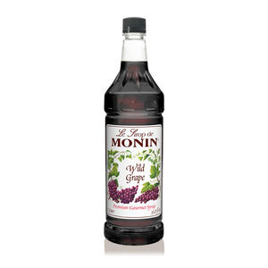 Monin Wild Grape PET Syrup 1 ltr. 4/ct.