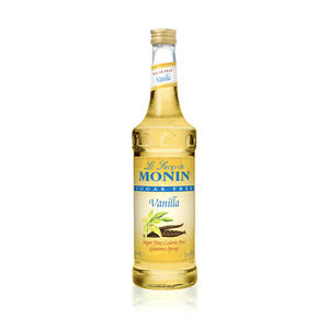 Monin Vanilla Syrup Sugar Free 750 ml. 12/ct.