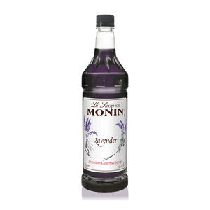 Monin Lavender PET Syrup 1 ltr. 4/ct.