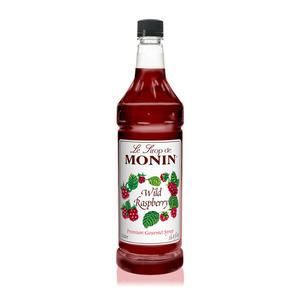 Monin Wild Raspberry PET Syrup 1 ltr. 4/ct.