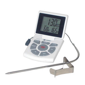 Thermometer Probe with Timer and Clock 1/ea.