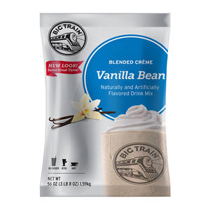 Big Train Vanilla Bean Blended Creme Frappe Mix 3.5 lb. 5/ct.