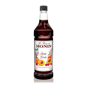 Monin Stone Fruit PET Syrup 1 ltr. 4/ct.