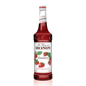 Monin Strawberry Syrup 750 ml. 12/ct.