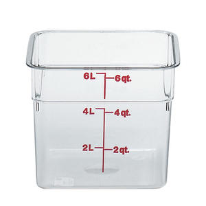 CamSquare Container Clear 6 qt 1/ea.