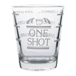 Professional Shot Glass 2 oz with Lines 1/ea.