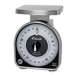 Escali Mechanical Dial Scale 25 lb x 2 oz 1/ea.
