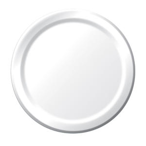 Paper Plate White 10/24/ct.