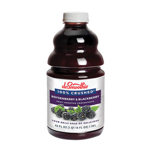 Dr. Smoothie 100% Crushed Boysenberry and Blackberry 46 oz. 6/ct.
